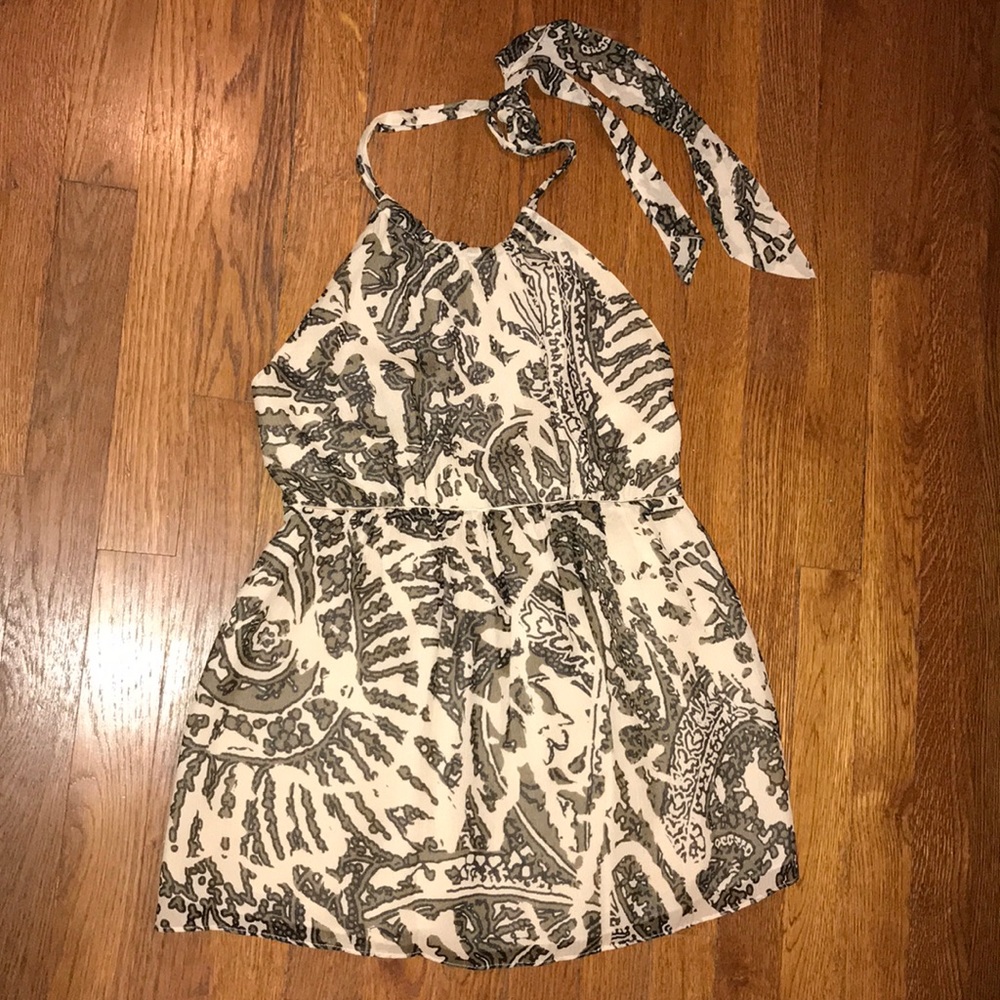 Michael Michael Kors 100% Silk Halter Babydoll